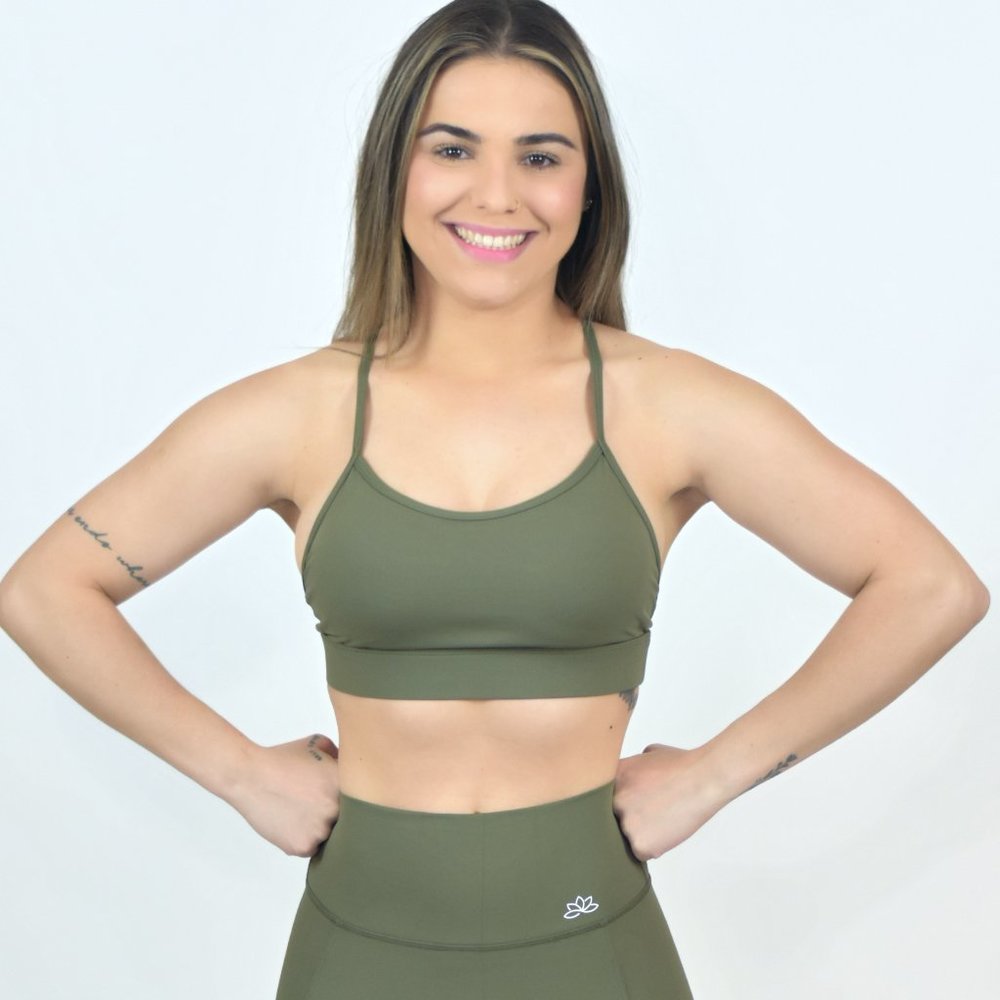 Women Strappy Sports Bra